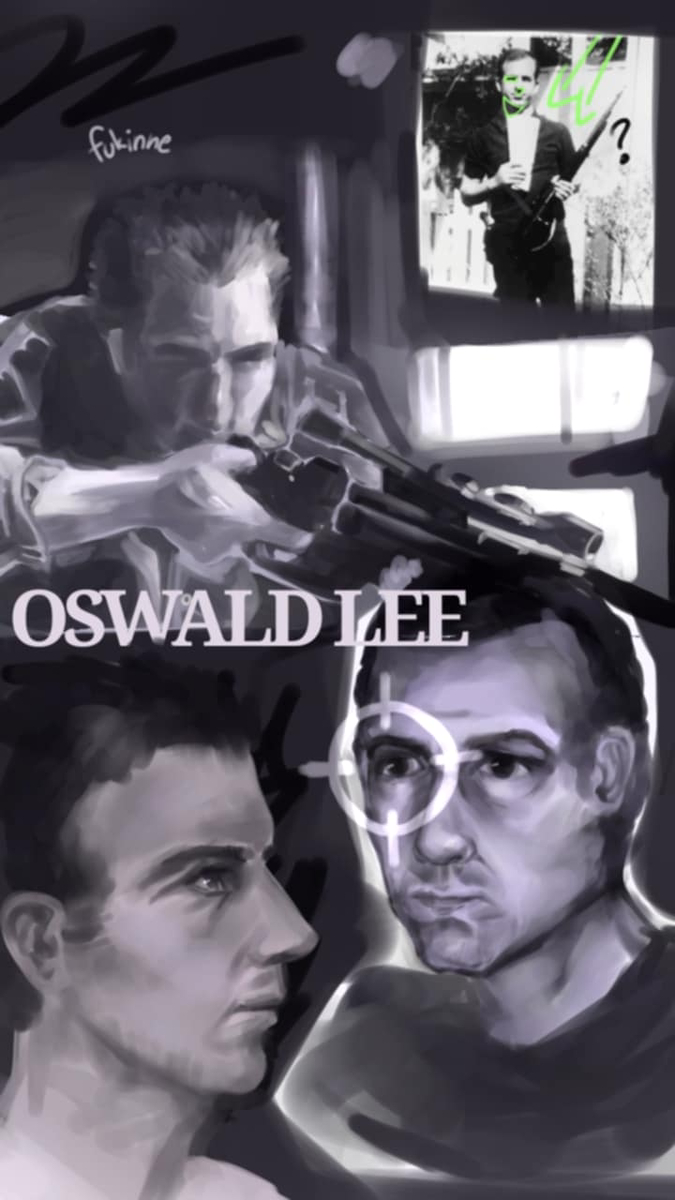 Oswald Lee — digitalni kolaž portreta